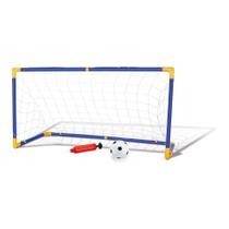 Trave Brinquedo Gol G Futebol Menino Kit C/ Bola E Bomba - DM Toys