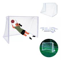 Trave De Futebol Aço Juvenil Desmontável Kit 2 Unidades Fácil Esporte Trave De Futebol Aço Juvenil Desmontável Kit 2 Unidades Fácil Esporte