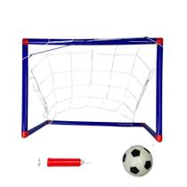 Trave de Futebol Brinquedo com Bola - Azul Trave de Futebol Brinquedo com Bola - Azul