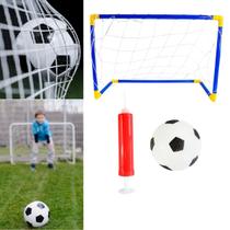 Trave de Futebol Infantil Gol de Brinquedo Golzinho Kit Mini Bola e Bomba de Ar - GiftUtil