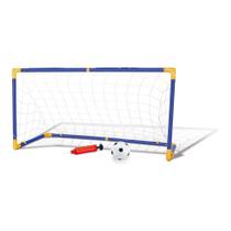 Trave De Gol Futebol Infantil Bola Bomba Rede Kit Completo - DM Toys
