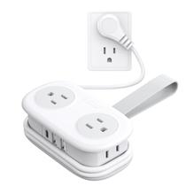 Travel Power Strip ORICO 4 tomadas 3 portas USB 1 USB C 4 pés Travel Power Strip ORICO 4 tomadas 3 portas USB 1 USB C 4 pés