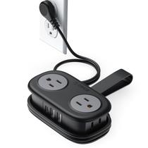 Travel Power Strip ORICO 4 tomadas 3 portas USB (1 USB C) preto