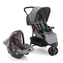 Travel System Delta Duo Pro Cinza Mescla Voyage