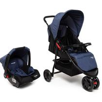 Travel System Delta DUO PRO - Voyage Azul Mescla