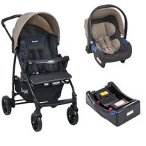 Travel System Ecco Bege Cinza (0 a 15 kg) Burigotto