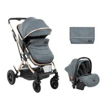 Travel system kaia 3x1 - dark grey - kikka boo