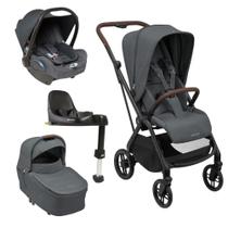 Travel System Leona² Cabriofix 4 em 1 com Moisés Maxi Cosi
