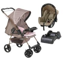 Travel System Milano Cappuccino Com Base - Galzerano