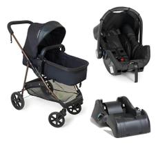 Travel System Napoli: Carrinho + Bebê Conforto + Base