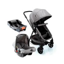 Travel system poppy 3.0 trio - cinza mescla - cosco