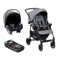 Travel System Rio K Mescla Bebê c/ Conforto e Base Burigotto Travel System Rio K Mescla Bebê c/ Conforto e Base Burigotto