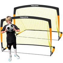 Traves de Futebol Happy Jump 152x110 cm para Crianças, Kit com 2 Traves de Futebol Happy Jump 152x110 cm para Crianças, Kit com 2
