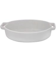 Travessa 23,2cm 800ml Refrataria Oval Em Porcelana
