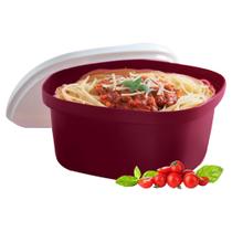 Travessa actualité quadrada marsala da tupperware
