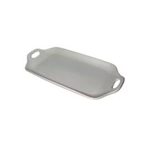 Travessa alcas gourmand branco porcelanato