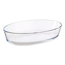Travessa Assadeira De Vidro Grande Oval Assados Doces 2000l