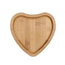 Travessa Bambu Coração 19,5x17,5cm Travessa Bambu Coração 19,5x17,5cm