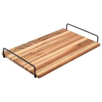 Travessa Bandeja 40cm Madeira Teca Monte Novo Porto Feliz