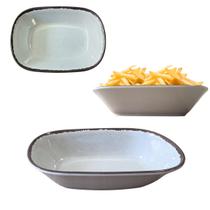Travessa Bowl Em Melamina Para Servir Cozinha 700ml