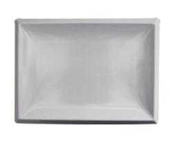 Travessa brinox sushi 25cm melamina branca - brinox