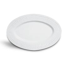 Travessa Cerâmica Retrataria Assadeira Forno Roma Branca M 35cm Travessa Cerâmica Retrataria Assadeira Forno Roma Branca M 35cm