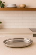 Travessa Clássica Inox 30 x 24 x 3cm Ravinox Travessa Clássica Inox 30 x 24 x 3cm Ravinox