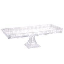 Travessa com pé De Cristal De Chumbo Dragon 34x15x10,5cm Lyor Travessa com pé De Cristal De Chumbo Dragon 34x15x10,5cm Lyor