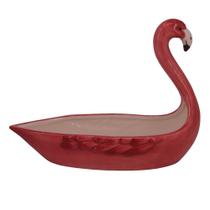 Travessa de ceramica flamingo - Incasa