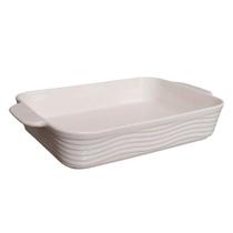 Travessa de Cerâmica Sandy Retangular 30cm Hauskraft