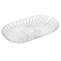 Travessa De Cristal Capri Oval 28x13,5cm Vidro Para Petisco Bandeja Servir Mesa Posta Transparente Travessa De Cristal Capri Oval 28x13,5cm Vidro Para Petisco Bandeja Servir Mesa Posta Transparente