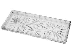 Travessa de cristal grande para servir doces salgados bolos Travessa de cristal grande para servir doces salgados bolos