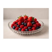 Travessa de Mesa Decorativa de Vidro Brasília 29cm