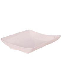 Travessa de plástico quadrada marmorizado 900ml Plasutil ref. 16337