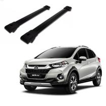 Travessa de Rack Honda WRV Preta Larga (par) HD-6012 - Projecar Travessa de Rack Honda WRV Preta Larga (par) HD-6012 - Projecar