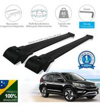 Travessa De Teto Aluminio Crv 2012 Á 2017 Preto Preto Larga