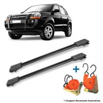 Travessa de Teto Hyundai Tucson 10 até 17 + 2 Cintas Carga Travessa de Teto Hyundai Tucson 10 até 17 + 2 Cintas Carga