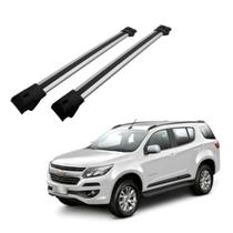 Travessa de Teto Larga Trailblazer 2013/2020 Prata Suporta 45KG Projecar