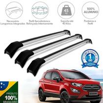 Travessa de Teto Mod Original Ford Ecosport 2013 em Diante Prata - 3 Travessas