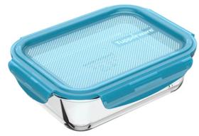 Travessa de vidro 1 Litro com tampa Premiaglass (Borossilicato) Tupperware