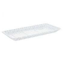 Travessa de Vidro Cristal Tress 25cm Para Bolo Sobremesa Lyor Travessa de Vidro Cristal Tress 25cm Para Bolo Sobremesa Lyor