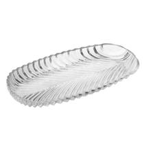 Travessa de Vidro Leaf 32,5cm x 12,5cm - Lyor