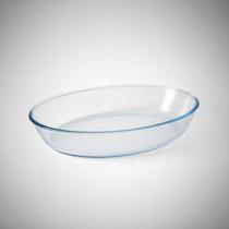 Travessa De Vidro Oval 1,5 Litros Assadeira Servir Elite