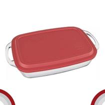 Travessa De Vidro Retangular Marinex Tampa Assadeira 3.5l Nadir