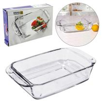 Travessa de vidro retangular patris 530ml 20,5x11,5x4,3cm na caixa - YAHA