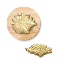 Travessa Decorativo em Vidro Leaves 31Cm Tuut