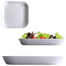 Travessa em Melamina 20cm Pote Saladeira Buffet Restaurante