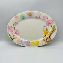 Travessa em melamina Páscoa Picnic 35x25cm