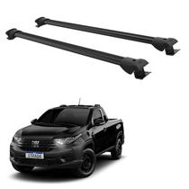 Travessa Fiat Strada 2023,2024 Teto Alumínio Preto CD Travessa Fiat Strada 2023,2024 Teto Alumínio Preto CD