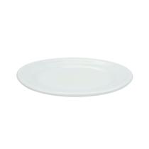 Travessa Forma Rasa 23cm em Porcelana Branca
